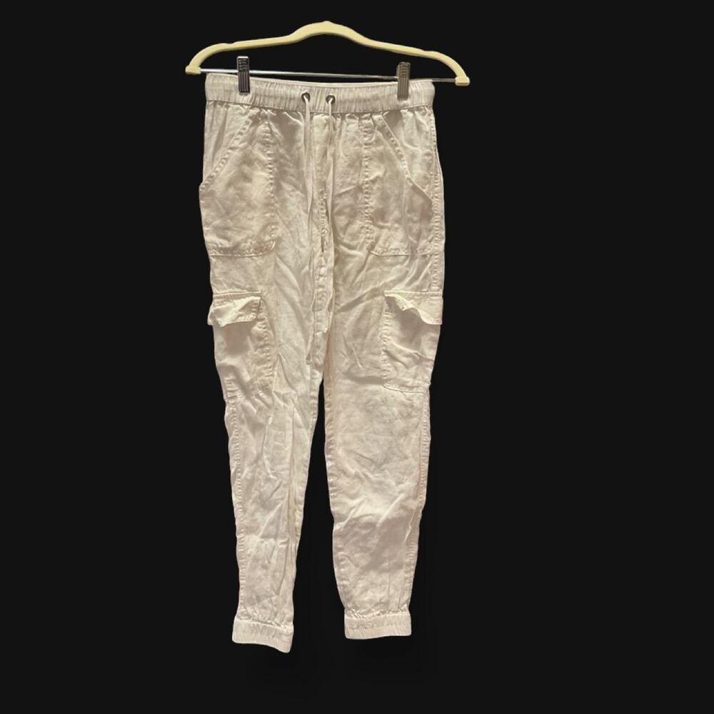 Nicole miller white linen cargo